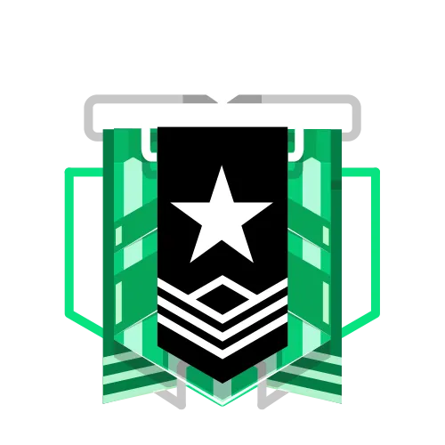 Rainbow Six Siege Emerald rank icon